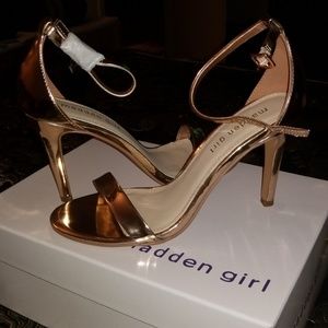 Rose Gold Madden Girl Heels